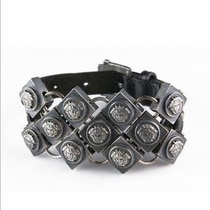 Gorgeous Gianni Versace Leather Bracelet